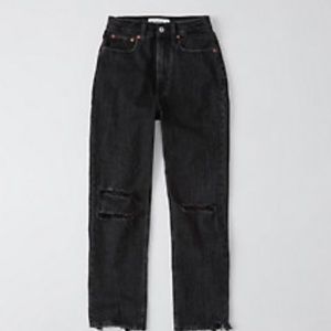 Brand new ripped knee black jeans